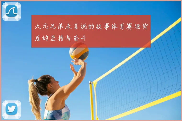 大元兄弟未言说的故事体育赛场背后的坚持与奋斗